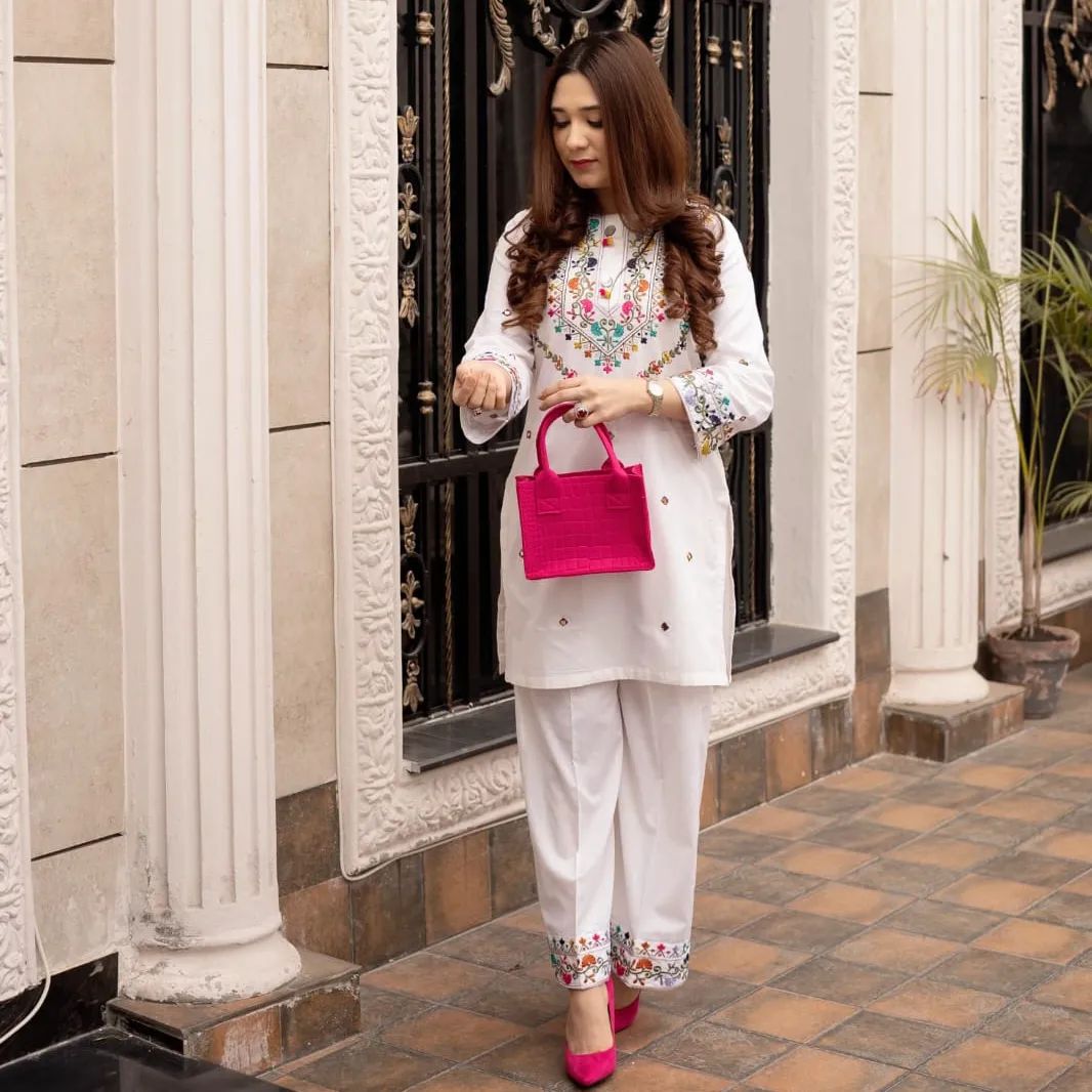 Mirror Work Embroidery 2P