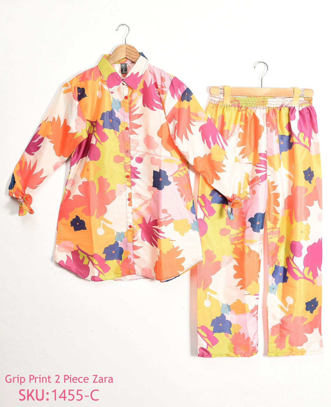 Grip printed 2 piece shirt and trouser