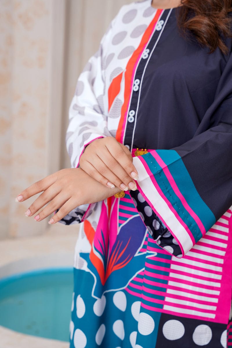 Multi Silky Lawn 2pc