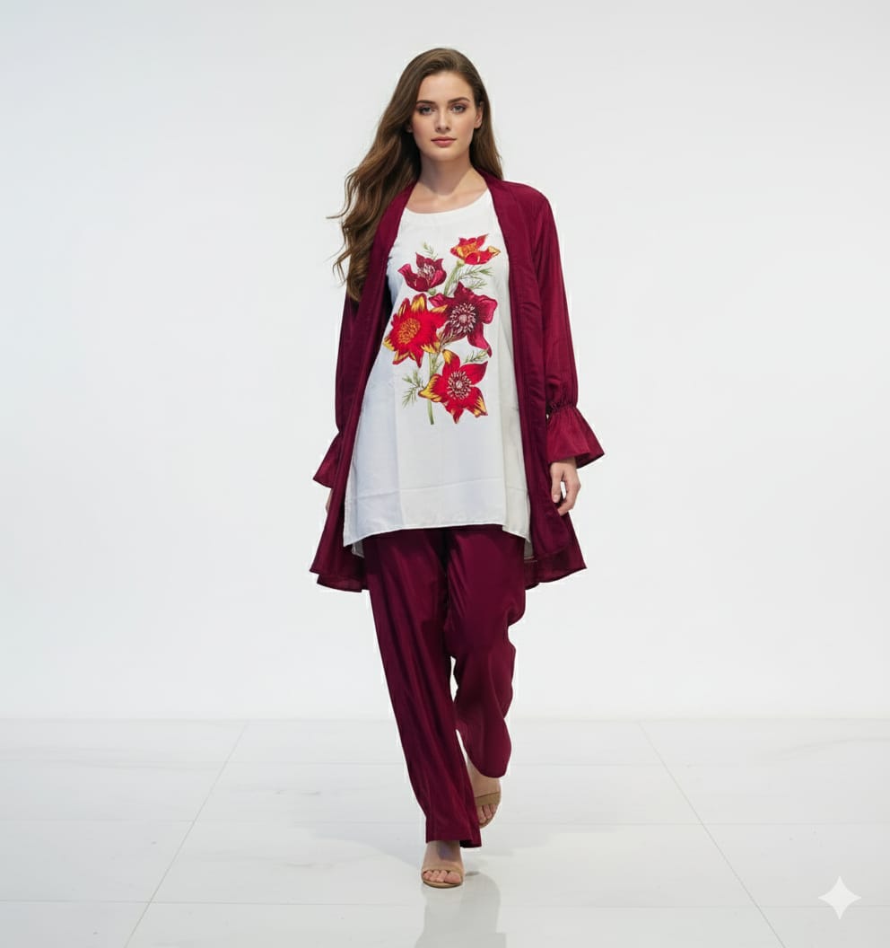 👗 *Western Gaon, Digital Print Inner Grip Flapper* 👗