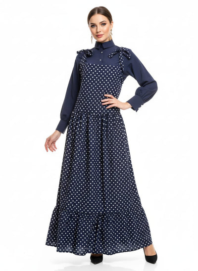 Polka dot maxi