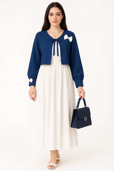 Beautiful Bow coat maxi